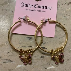 Juicy Couture hoop earrings